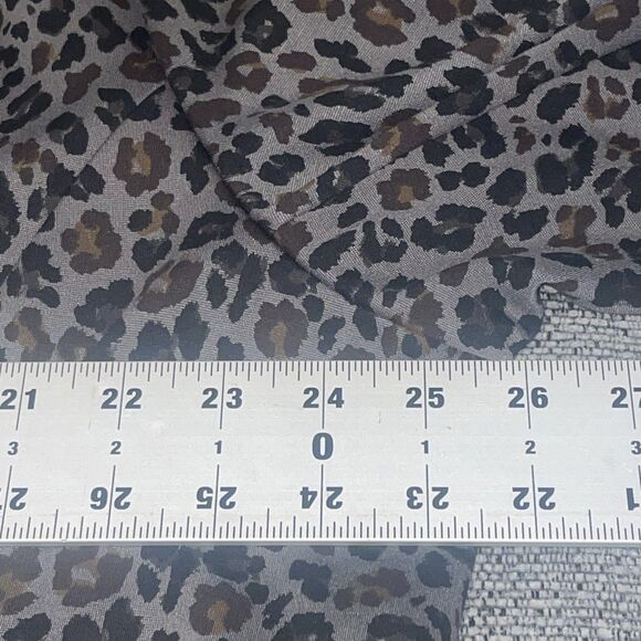 Diane Gilman Womens Leopard Print Blazer Size 1X Mob Wife Office Neutral Career - Picture 7 of 13